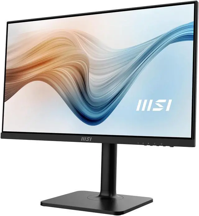 Alt view image 4 of 18 - MSI Modern MD241P 24" (23.8" Viewable) 1920 x 1080 FHD 75Hz IPS HDMI USB Type-C Swivel Pivot Height Adjust Tilt Built-in Speakers Monitor