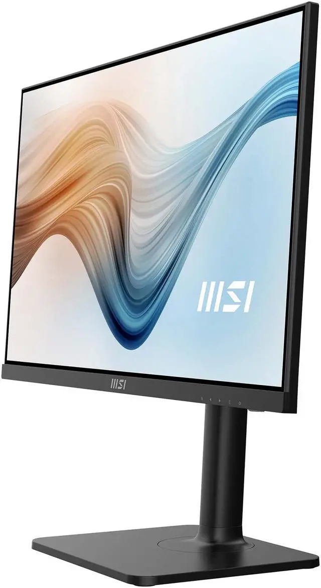Alt view image 7 of 18 - MSI Modern MD241P 24" (23.8" Viewable) 1920 x 1080 FHD 75Hz IPS HDMI USB Type-C Swivel Pivot Height Adjust Tilt Built-in Speakers Monitor