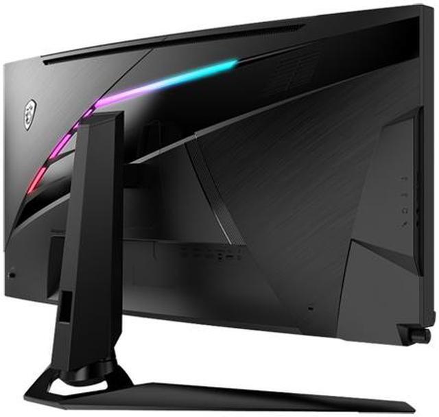 Alt view image 4 of 5 - MSI 37.5" 175 Hz IPS UWQHD+ IPS Gaming Monitor G-SYNC ULTMATE HDMI, DisplayPort, USB, Audio Optix MEG381CQR Plus