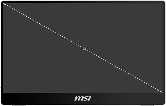 Alt view image 4 of 10 - MSI Optix MAG162V 15.6" Full HD 1920 x 1080 60 Hz mini HDMI, USB-C, Earphone out Built-in Speakers IPS Portable Monitor