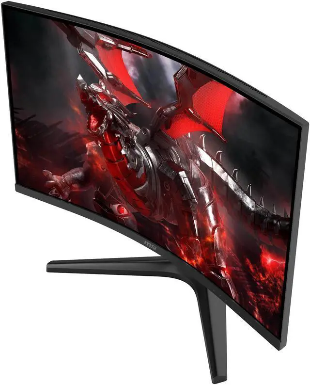 Alt view image 8 of 19 - MSI OPTIX G271C 27" Full HD 1920 x 1080 165 Hz HDMI, DisplayPort, Audio FreeSync Premium (AMD Adaptive Sync) 1000R Curved Gaming Monitor