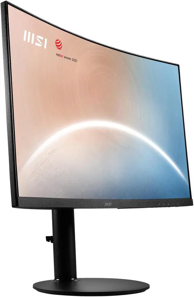 Alt view image 9 of 20 - MSI Modern MD271CP 27" Full HD 1920 x 1080 75 Hz HDMI, USB-C, Audio Built-in Speakers Curved Monitor