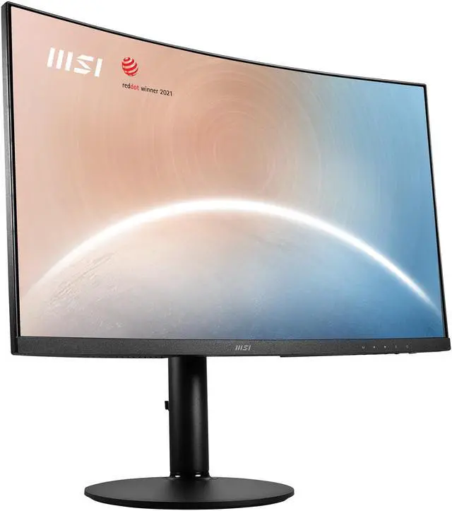 Alt view image 7 of 20 - MSI Modern MD271CP 27" Full HD 1920 x 1080 75 Hz HDMI, USB-C, Audio Built-in Speakers Curved Monitor