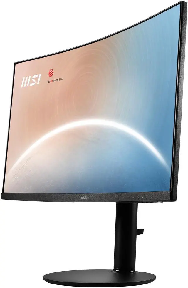Alt view image 8 of 20 - MSI Modern MD271CP 27" Full HD 1920 x 1080 75 Hz HDMI, USB-C, Audio Built-in Speakers Curved Monitor