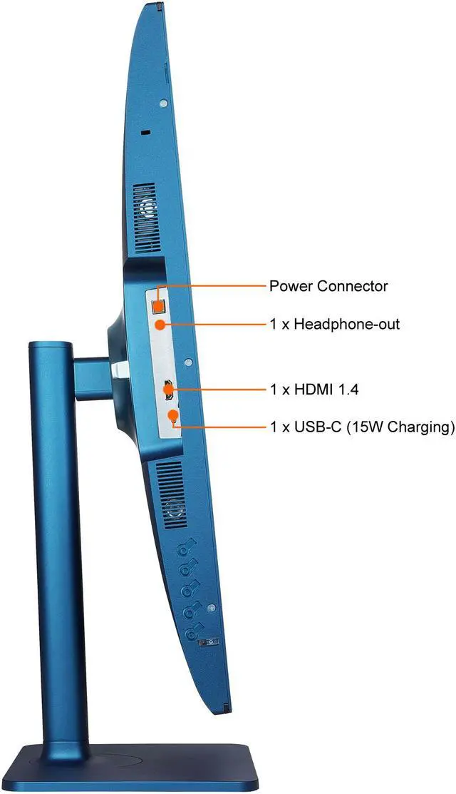 Alt view image 13 of 20 - MSI 24" (23.8" Viewable) 75Hz IPS FHD IPS Monitor 5 ms (GTG) HDMI, USB-C Flat Panel Modern MD241P UltraMarine