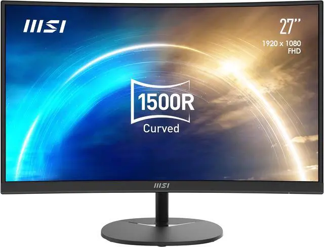 Main image of MSI 27" 75 Hz VA FHD Monitor 1ms (MPRT) / 5ms (GTG) FreeSync (AMD Adaptive Sync) D-Sub, HDMI Curved Pro MP271C