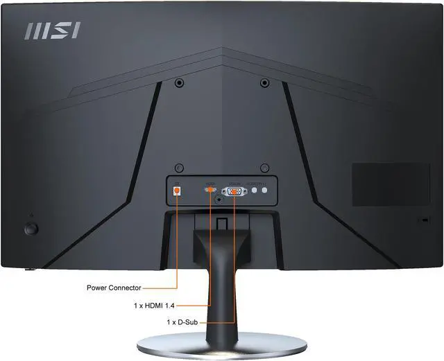 Alt view image 18 of 18 - MSI 24" 75 Hz VA FHD Monitor 1 ms (MPRT) / 5 ms (GTG) FreeSync (AMD Adaptive Sync) D-Sub, HDMI Curved Pro MP242C