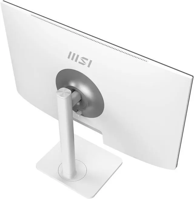 Alt view image 6 of 20 - MSI Modern MD272PW, 27" Monitor, 1920 x 1080 (FHD), IPS, 75Hz, TUV Certified Eyesight Protection, 5ms, HDMI, Displayport, USB C, Tilt, Swivel, Height Adjustable, Pivot,White