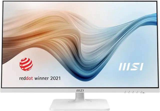 Alt view image 12 of 20 - MSI Modern MD272PW, 27" Monitor, 1920 x 1080 (FHD), IPS, 75Hz, TUV Certified Eyesight Protection, 5ms, HDMI, Displayport, USB C, Tilt, Swivel, Height Adjustable, Pivot,White