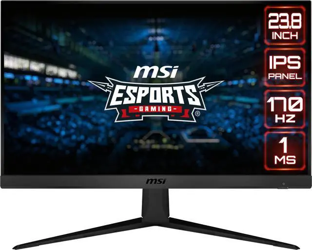 Alt view image 3 of 20 - MSI 24" (23.8" Viewable) 170 Hz IPS FHD Gaming Monitor FreeSync Premium (AMD Adaptive Sync) 86.52% Adobe RGB / 81.64% DCI-P3 / 102.58% sRGB Optix G2412