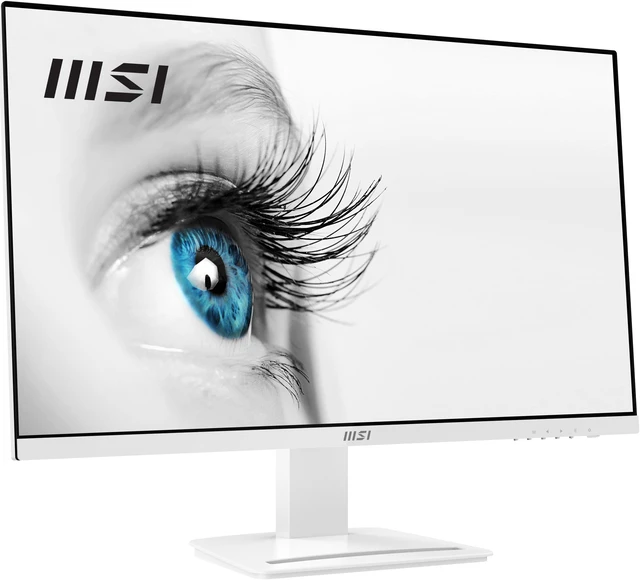Alt view image 7 of 17 - MSI Pro MP273W 27" Full HD 1920 x 1080 IPS 75Hz DisplayPort, HDMI, Tilt, Monitor (White)