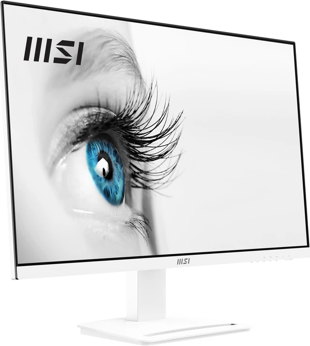 Alt view image 8 of 17 - MSI Pro MP273W 27" Full HD 1920 x 1080 IPS 75Hz DisplayPort, HDMI, Tilt, Monitor (White)