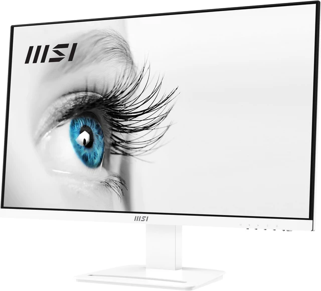 Alt view image 10 of 17 - MSI Pro MP273W 27" Full HD 1920 x 1080 IPS 75Hz DisplayPort, HDMI, Tilt, Monitor (White)