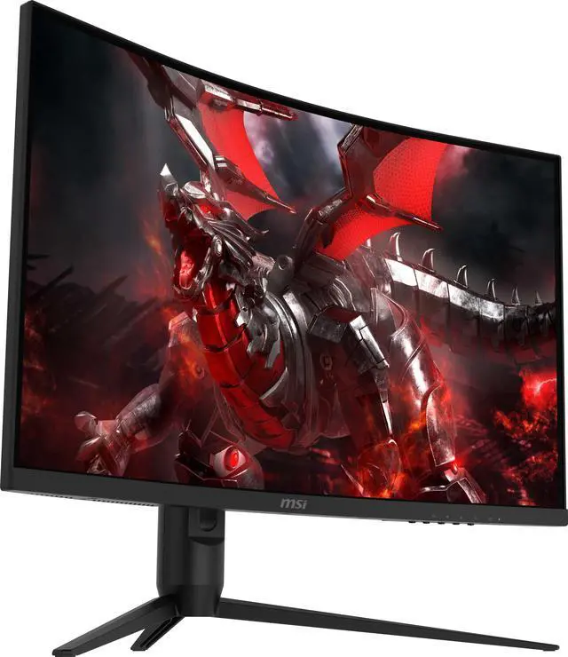 Alt view image 3 of 20 - MSI G271CQP E2 27" WQHD 2560 x 1440 (2K) 170 Hz 1ms response time FreeSync Premium HDMI CEC Profile Sync Adjustable Stand Curved Gaming monitor
