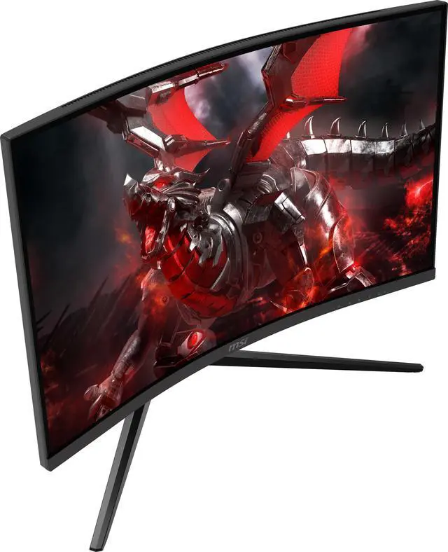 Alt view image 4 of 20 - MSI G271CQP E2 27" WQHD 2560 x 1440 (2K) 170 Hz 1ms response time FreeSync Premium HDMI CEC Profile Sync Adjustable Stand Curved Gaming monitor