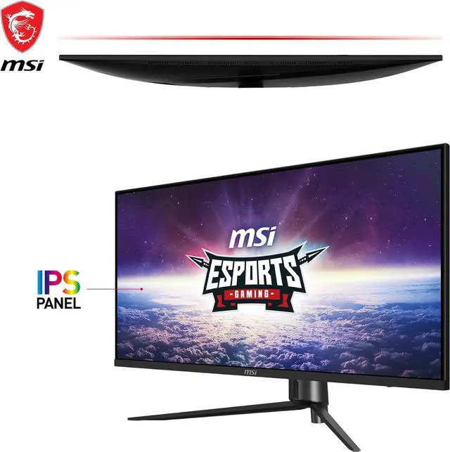 Alt view image 4 of 20 - MSI 40" 155 Hz IPS UWQHD IPS Gaming Monitor FreeSync Premium (AMD Adaptive Sync) 3440 x 1440 (2K) MAG401QR