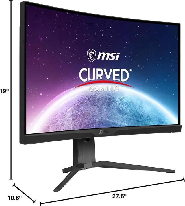 Alt view image 15 of 15 - MSI 27" 170 Hz Rapid VA with Quantum Dot WQHD Gaming Monitor FreeSync Premium (AMD Adaptive Sync) 2560 x 1440 (2K) 94% Adobe RGB / 96% DCI-P3 / 127% sRGB MAG275CQRF QD