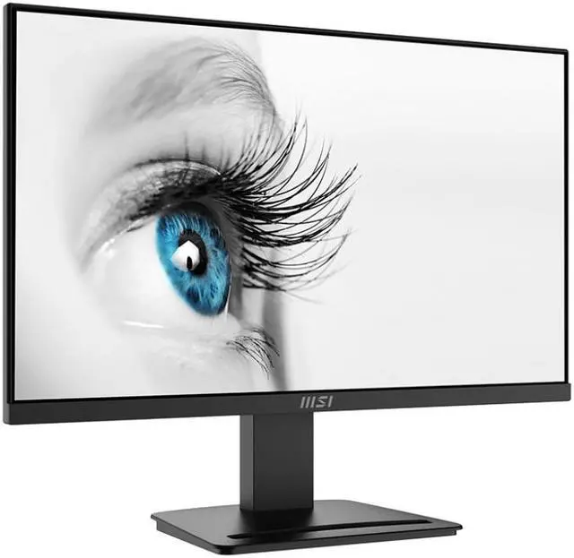 Alt view image 2 of 5 - MSI PRO MP2412, 24", 1920 x 1080 (FHD), FreeSync, 100Hz, TUV Certified Eyesight Protection, 1ms, VGA, HDMI, Black
