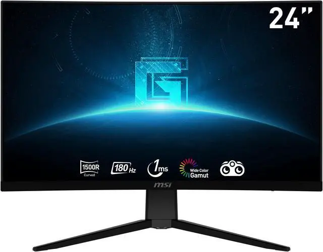 Alt view image 2 of 15 - MSI 24" 180 Hz VA FHD Gaming Monitor 85% Adobe RGB / 81% DCI-P3 / 108% sRGB G2422C