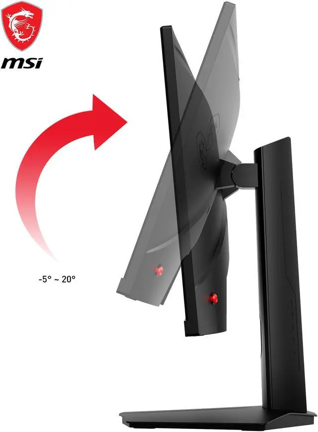 Alt view image 6 of 6 - MSI 24" 180 Hz Rapid IPS FHD Gaming Monitor G244F E2