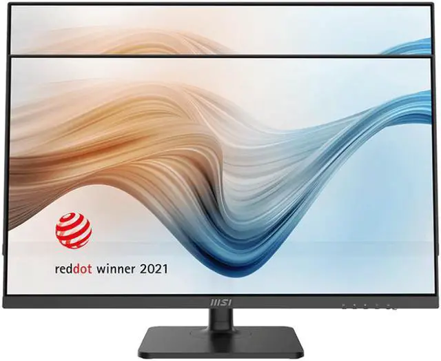 Alt view image 2 of 11 - MSI Modern MD272XP 27" IPS 1920 x 1080 (FHD) Computer Monitor, 100 Hz, Adaptive-Synch, HDR Ready, HDMI, DisplayPort, USBC 65W Power Delivery, KVM, VESA Mountable, Height Adjustable, Speaker, 1ms, Black