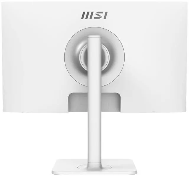 Alt view image 7 of 11 - MSI Modern MD2412PW 24-inch IPS 1920 x 1080 (FHD) Computer Monitor, 100Hz, Adaptive-Synch, HDR Ready, HDMI, USBC 15W Power Delivery, Speaker, VESA Mountable, Height Adjustable, 1ms, White