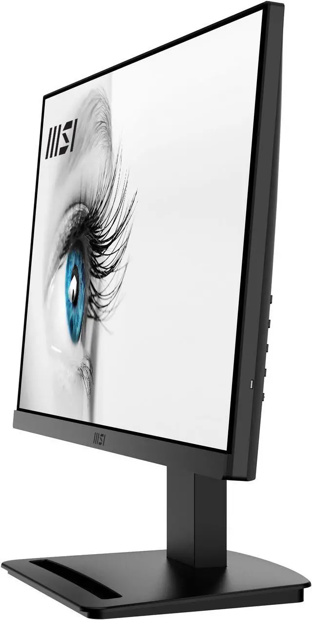 Alt view image 9 of 16 - MSI PRO MP223, 22" VA 1920 x 1080 (FHD) Computer Monitor, 100Hz, Adaptive-Synch, HDMI, Video Port, VESA Mountable, Tilt, 1ms, Black