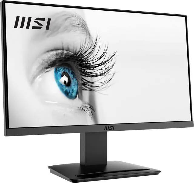 Alt view image 10 of 16 - MSI PRO MP223, 22" VA 1920 x 1080 (FHD) Computer Monitor, 100Hz, Adaptive-Synch, HDMI, Video Port, VESA Mountable, Tilt, 1ms, Black