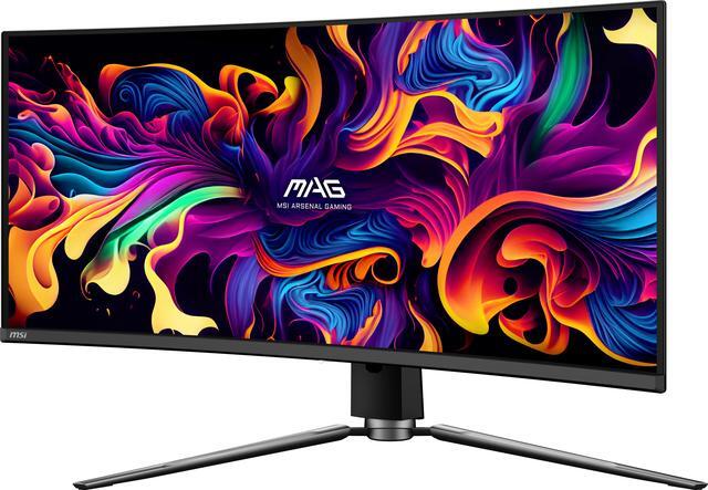 Alt view image 2 of 19 - MSI 34" 175 Hz QD-OLED UWQHD Curved Gaming Monitor 3440 x 1440 (2K) MAG 341CQP QD-OLED