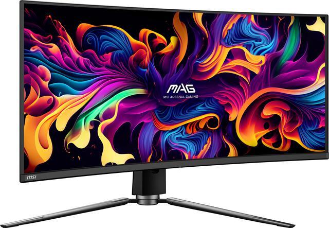 Alt view image 12 of 19 - MSI 34" 175 Hz QD-OLED UWQHD Curved Gaming Monitor 3440 x 1440 (2K) MAG 341CQP QD-OLED
