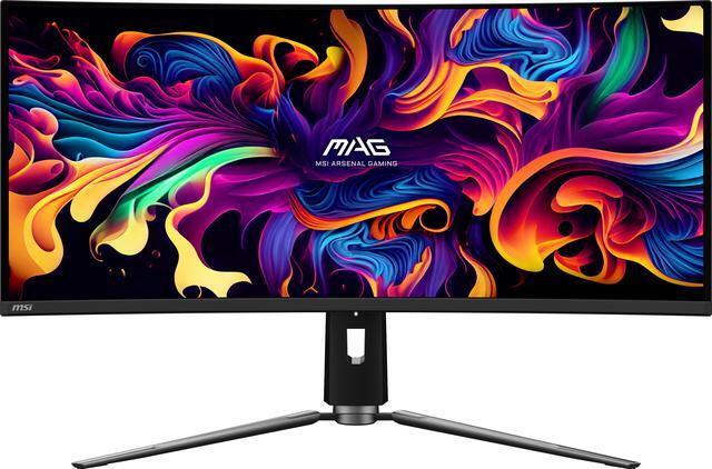 Alt view image 13 of 19 - MSI 34" 175 Hz QD-OLED UWQHD Curved Gaming Monitor 3440 x 1440 (2K) MAG 341CQP QD-OLED