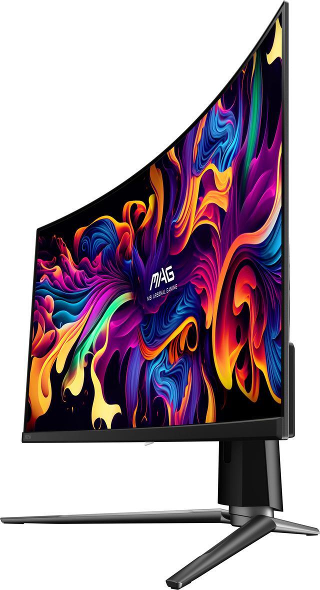 Alt view image 11 of 19 - MSI 34" 175 Hz QD-OLED UWQHD Curved Gaming Monitor 3440 x 1440 (2K) MAG 341CQP QD-OLED