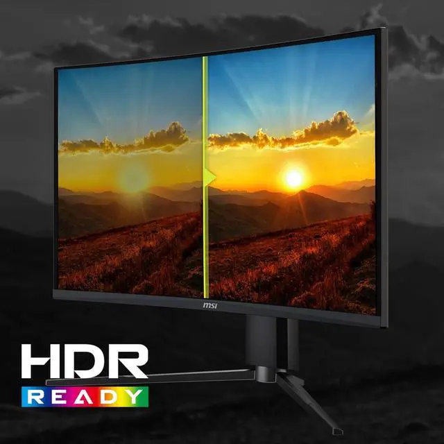 Alt view image 3 of 7 - MSI 27" 180 Hz Rapid VA QHD Gaming Monitor 2560 x 1440 (2K) 0.5ms (GTG) MAG27CQ6PF