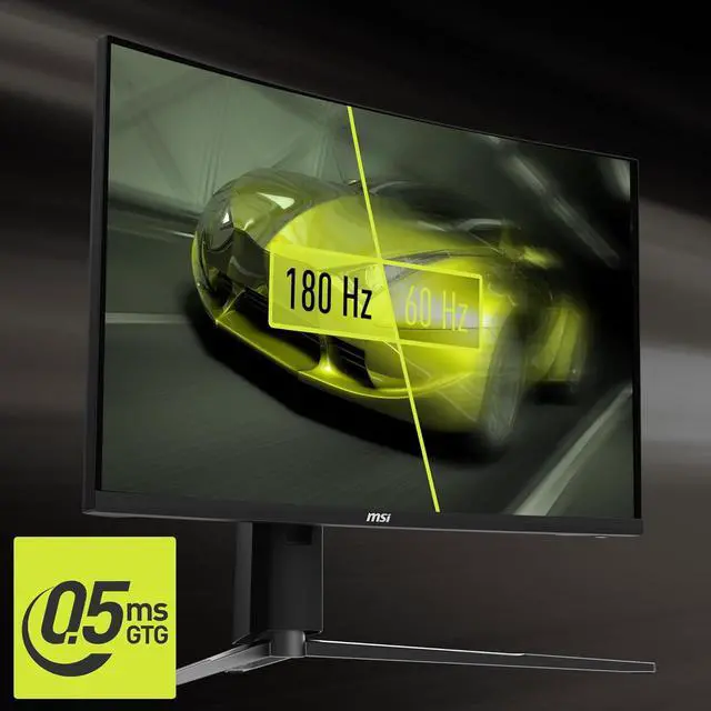 Alt view image 4 of 7 - MSI 27" 180 Hz Rapid VA QHD Gaming Monitor 2560 x 1440 (2K) 0.5ms (GTG) MAG27CQ6PF