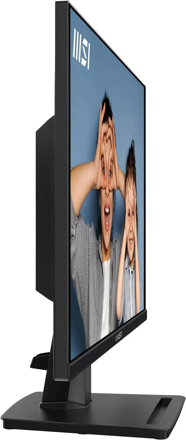 Alt view image 4 of 10 - MSI PRO MP275Q 27-inch 2560 x 1440 (WQHD) IPS Panel Office Monitor, 100Hz, Eye-Friendly Screen, Free-Synch, HDMI, DP (1.2a), VESA Mountable, Tilt, Built-in Speaker, Black