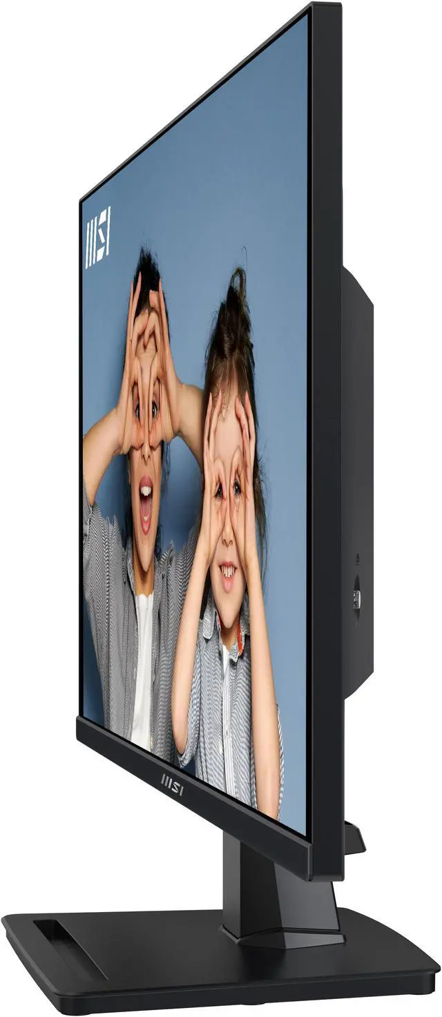Alt view image 5 of 10 - MSI PRO MP275Q 27-inch 2560 x 1440 (WQHD) IPS Panel Office Monitor, 100Hz, Eye-Friendly Screen, Free-Synch, HDMI, DP (1.2a), VESA Mountable, Tilt, Built-in Speaker, Black