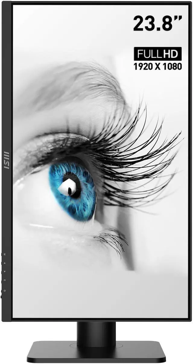 Alt view image 3 of 16 - MSI PRO MP243XP 24-inch IPS 1920 x 1080 (FHD) Computer Monitor, 100Hz, Adaptive-Synch, HDMI, DisplayPort, VESA Mountable, Tilt, Height Adjustable, Speaker, 1ms, Black