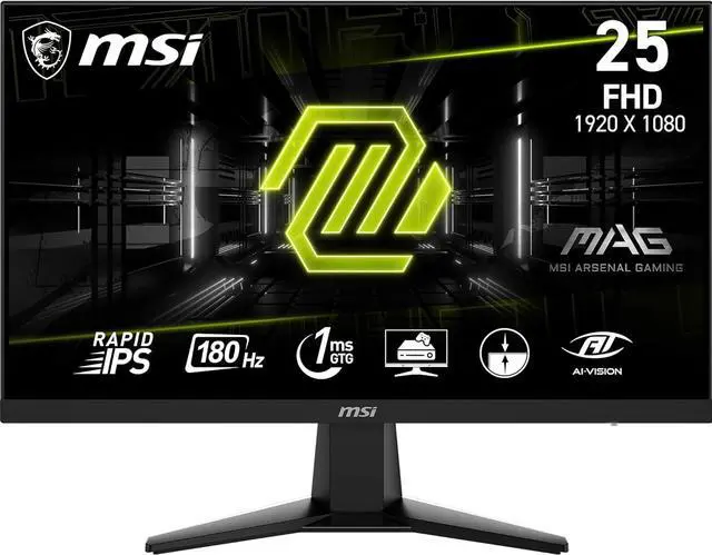 Main image of MSI 25" 180 Hz Rapid IPS FHD Gaming Monitor FreeSync (AMD Adaptive Sync) 1920 x 1080 MAG256F