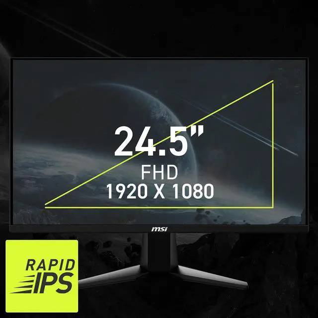 Alt view image 16 of 20 - MSI 25" 180 Hz Rapid IPS FHD Gaming Monitor FreeSync (AMD Adaptive Sync) 1920 x 1080 MAG256F