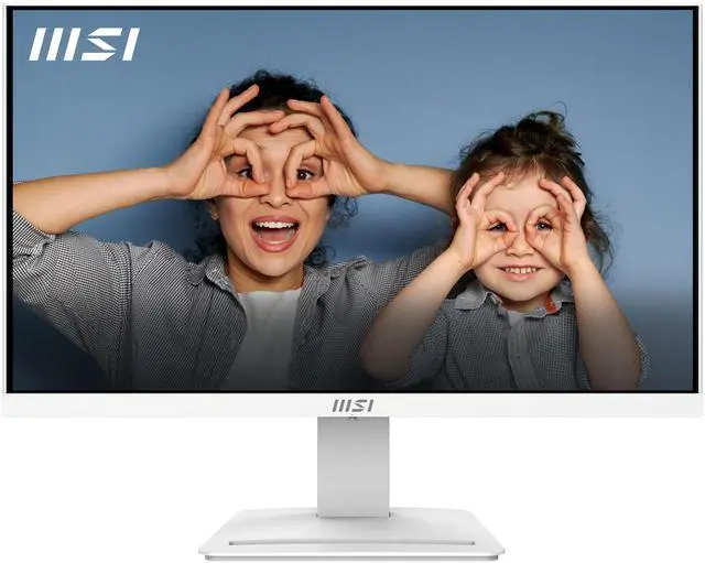 Alt view image 2 of 20 - MSI PRO MP253W 24.5-inch IPS 1920 x 1080 (FHD) Computer Monitor, 100Hz, Adaptive-Synch, HDMI, DisplayPort, VGA Port, VESA Mountable, Tilt, Speaker, 1ms, White