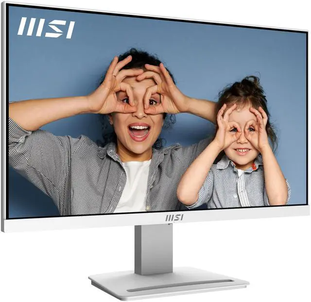 Alt view image 7 of 20 - MSI PRO MP253W 24.5-inch IPS 1920 x 1080 (FHD) Computer Monitor, 100Hz, Adaptive-Synch, HDMI, DisplayPort, VGA Port, VESA Mountable, Tilt, Speaker, 1ms, White