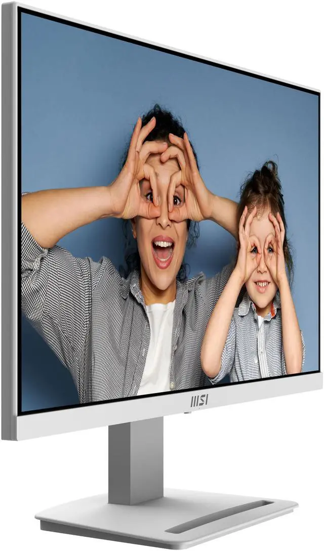 Alt view image 10 of 20 - MSI PRO MP253W 24.5-inch IPS 1920 x 1080 (FHD) Computer Monitor, 100Hz, Adaptive-Synch, HDMI, DisplayPort, VGA Port, VESA Mountable, Tilt, Speaker, 1ms, White