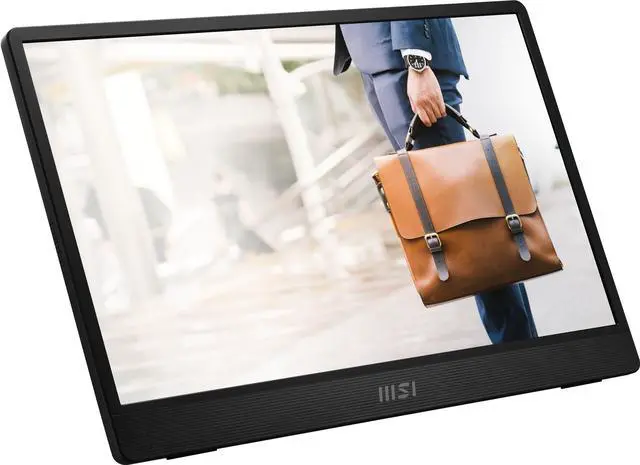 Alt view image 15 of 20 - MSI Pro MP161 E2U Portable Monitor, 15.6" FHD IPS 1080p, USB Type-C, Mini-HDMI, Built-in Speakers, Perfect for PC, Mac, PS5, PS4, Xbox, Mobile, Metal Gray