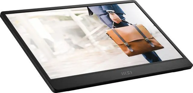 Alt view image 17 of 20 - MSI Pro MP161 E2U Portable Monitor, 15.6" FHD IPS 1080p, USB Type-C, Mini-HDMI, Built-in Speakers, Perfect for PC, Mac, PS5, PS4, Xbox, Mobile, Metal Gray