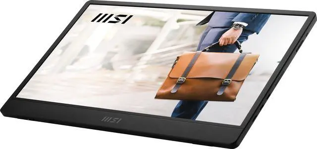 Alt view image 20 of 20 - MSI Pro MP161 E2U Portable Monitor, 15.6" FHD IPS 1080p, USB Type-C, Mini-HDMI, Built-in Speakers, Perfect for PC, Mac, PS5, PS4, Xbox, Mobile, Metal Gray