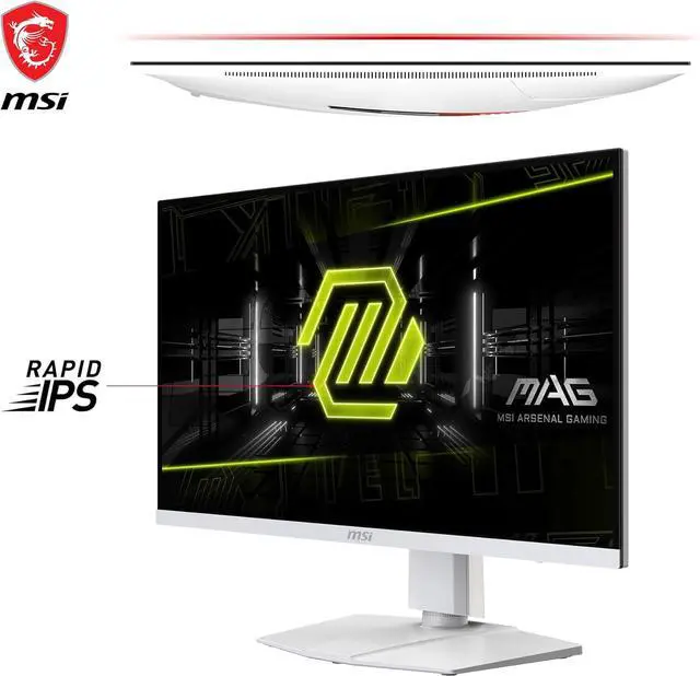 Alt view image 7 of 10 - MSI 27" 160 Hz Rapid IPS UHD Gaming Monitor MAG 274URFW