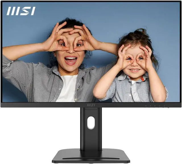 Alt view image 2 of 18 - MSI PRO MP273QP E2 27" IPS 2560 x 1440 (QHD) Computer Monitor, 100Hz, Free-Sync, HDMI, DP Port, VESA Mountable, Height Adjustable, Tilt, Speaker, 1ms, Black