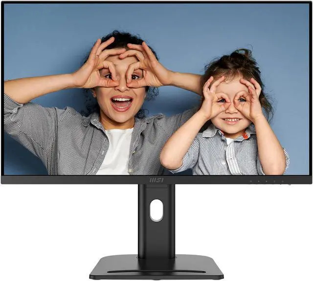 Alt view image 3 of 18 - MSI PRO MP273QP E2 27" IPS 2560 x 1440 (QHD) Computer Monitor, 100Hz, Free-Sync, HDMI, DP Port, VESA Mountable, Height Adjustable, Tilt, Speaker, 1ms, Black