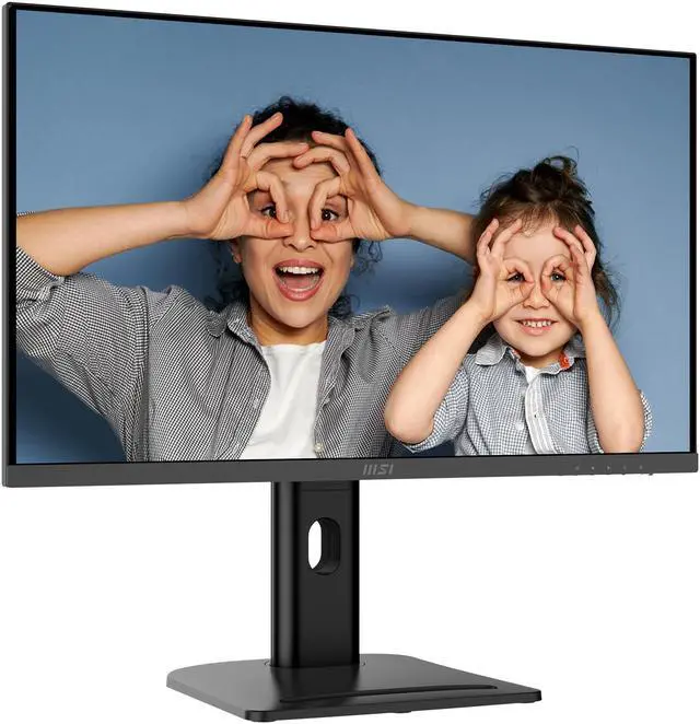 Alt view image 11 of 18 - MSI PRO MP273QP E2 27" IPS 2560 x 1440 (QHD) Computer Monitor, 100Hz, Free-Sync, HDMI, DP Port, VESA Mountable, Height Adjustable, Tilt, Speaker, 1ms, Black
