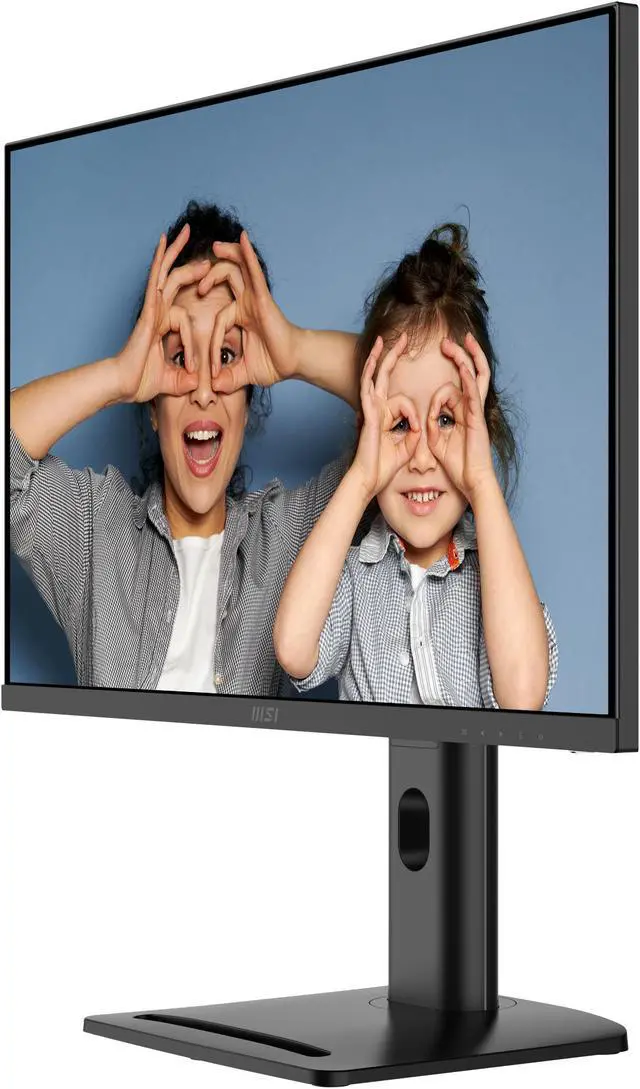 Alt view image 14 of 18 - MSI PRO MP273QP E2 27" IPS 2560 x 1440 (QHD) Computer Monitor, 100Hz, Free-Sync, HDMI, DP Port, VESA Mountable, Height Adjustable, Tilt, Speaker, 1ms, Black